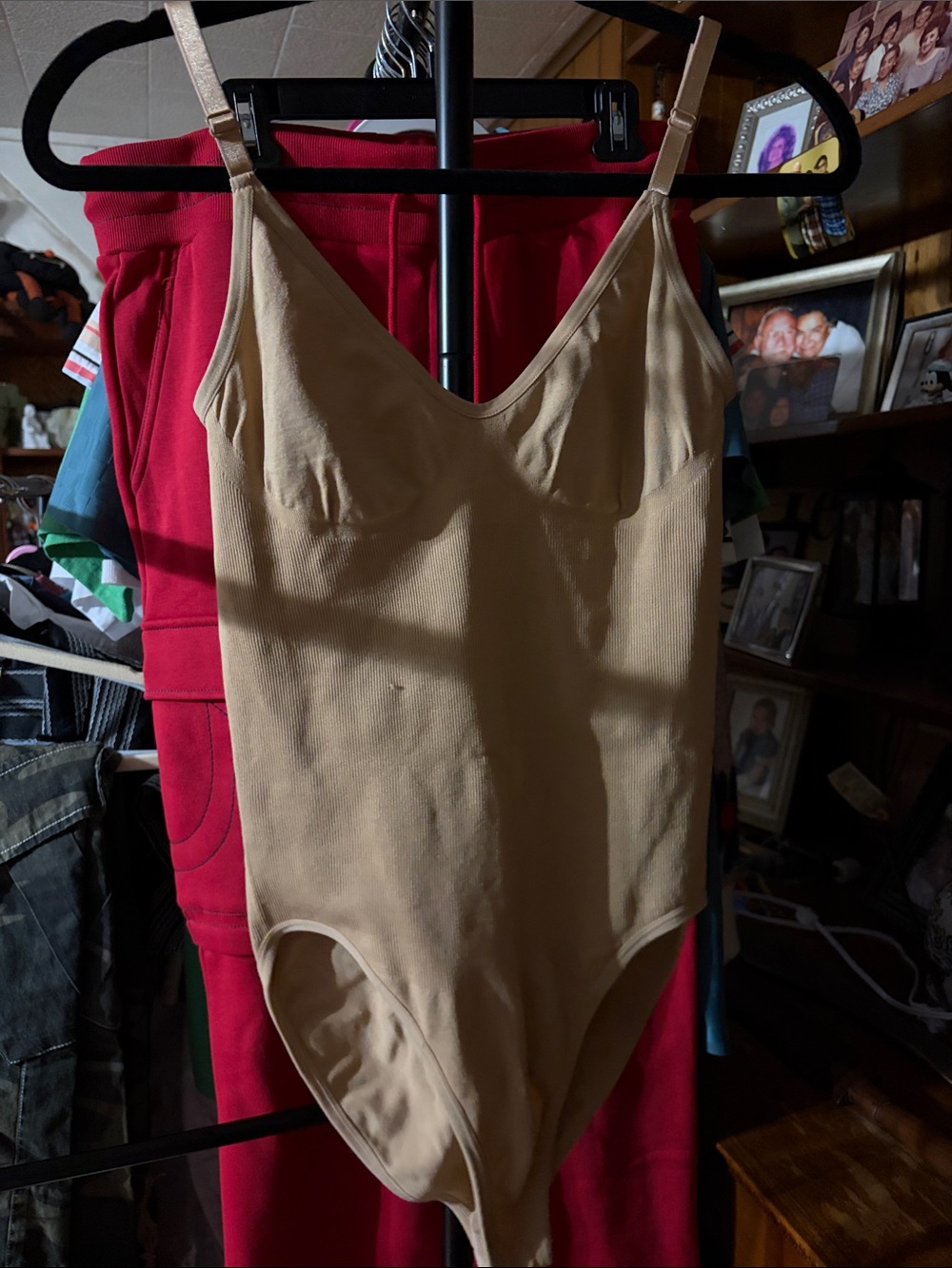 Source Unknown Beige/Nude Shapewear Bodysuit - Smooth Support